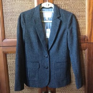 Banana Republic Wool Blazer with Elbow Patch